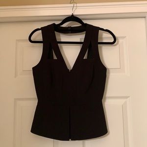 BCBGMAXAZRIA Black Size XS Top